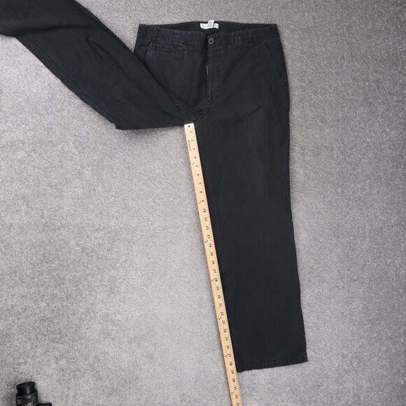 Calvin Klein Corduroy 34x30 Dark Wash Black Wide Leg Straight Leg Pants - Picture 4 of 12